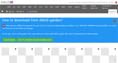 Desktop Screenshot of anus-garden.com